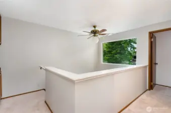 2nd floor landing has a nice sized window for natural light