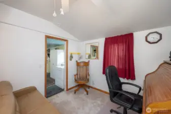 Third bedroom currently being as a home office.