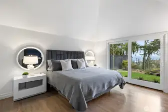 Spacious primary suite.