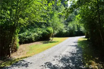 Picturesque drive up Kings View Lane to your driveway!