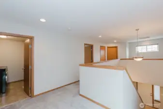Flexible bonus space at the top of the stairs.