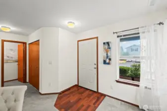 Convenient powder room