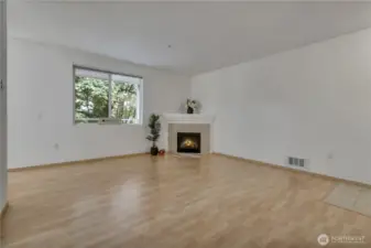 Fireplace in Corner