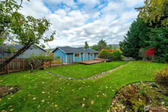 View from the back corner of the property