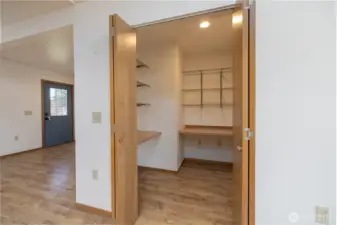 Built in area for desks, games, or extra storage.