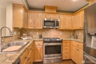 Gas cooking is a cook's delight.