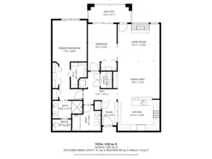 Floor plan. - buyer to verify.