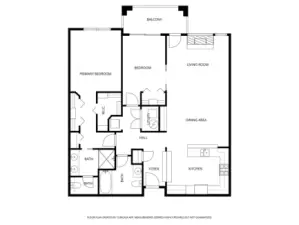 Floor plan - buyer to verify.
