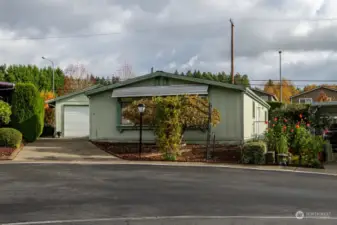 Exterior with 2 car garage