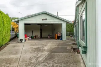 Garage - 2 car plus enough driveway for 3 cars.