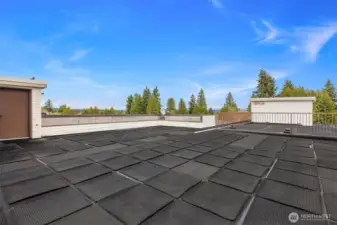 Rooftop deck with amazing views