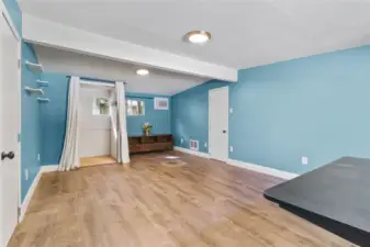Office/Rec area above the garage