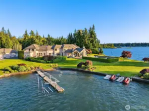 Legacy Snag Island Estate rests on 3.21 acres of rare Lake Tapps peninsula.