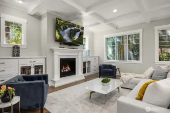 Enjoy family and friends in this elegant and spacious great room.