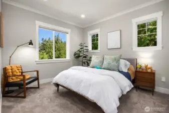Bedroom 4 with large walk in closet