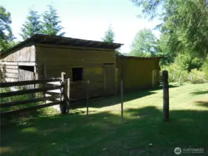 Closer up of the old (Small) Barn building.