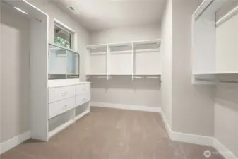 master walk-in closet