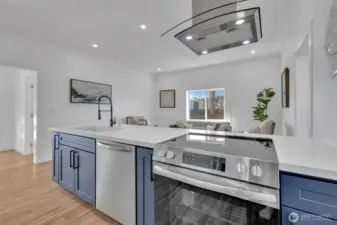 Open concept living area