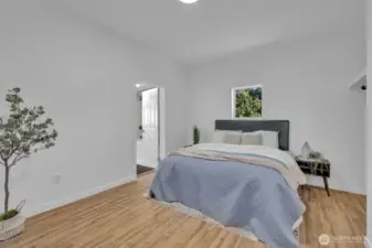 Primary bedroom with its own primary bathroom!