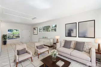 Great Room Virtually Staged