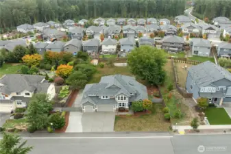 Property is elevated from neighborhood behind it which offers a lot of privacy!