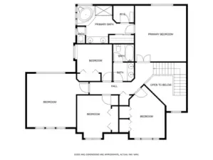 Upstairs Floorplan