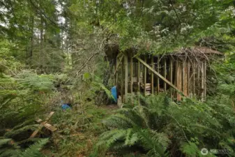 and also a shed for fire storage