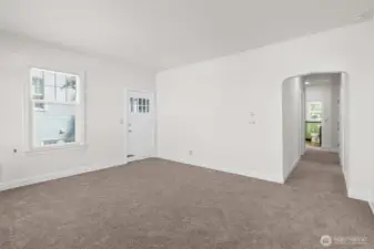 Upper level bedroom (one of three).