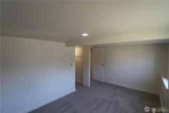 Loser level bedroom.