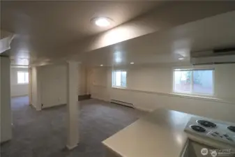 Lower unit living room.