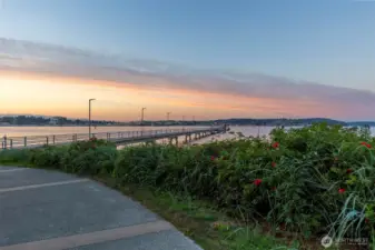 What a beautiful way to end the day at this dock... then head to dinner at Whiskey Gulch.