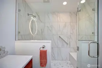 Updated primary bathroom..