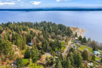 Just up the street from KVI beach - a favorite hang-out spot of the locals.