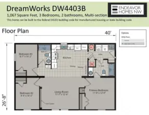 Optional floorplan