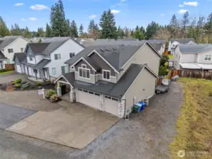 Lots of parking including RV