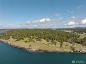 Aerial view to the NW