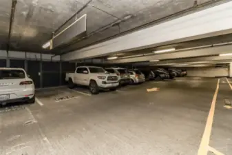Garage Parking With Storage Area