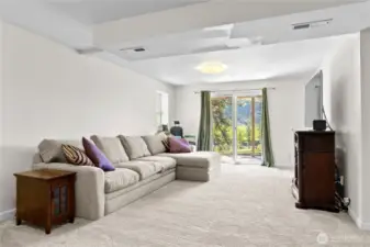 Downstairs living area