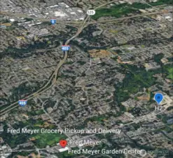 Townhouse is equal distance from I405 and Mill Creek.
