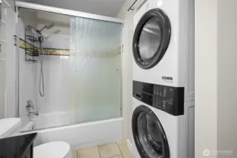 tile floor and shower surround