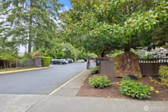 gated, secure entry to the community