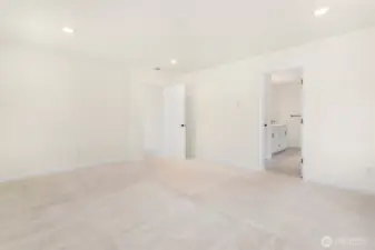 Primary Suite w/ full bath.