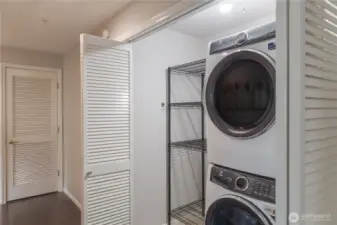In home laundry.