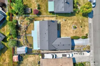 Top aerial view