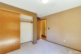 View two of the second upstairs bedroom.