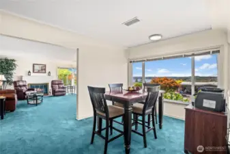 Panoramic Views From Open Dinning Room