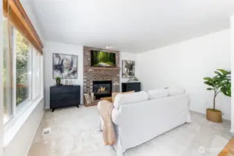 Great room w/ cozy fireplace