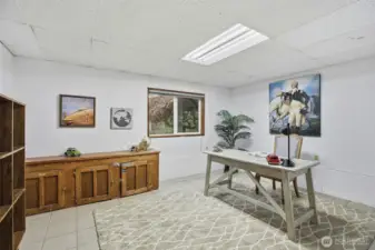 Large Lower level office