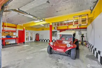750 sq ft garage with shop