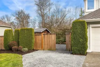 Boat Storage Or Smaller RV - hide it behind here.